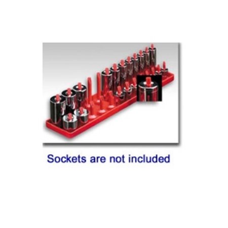 HANSEN GLOBAL Hansen Global Inc. 1/4" Peg Style Socket Rack SAE 1401 HR1401